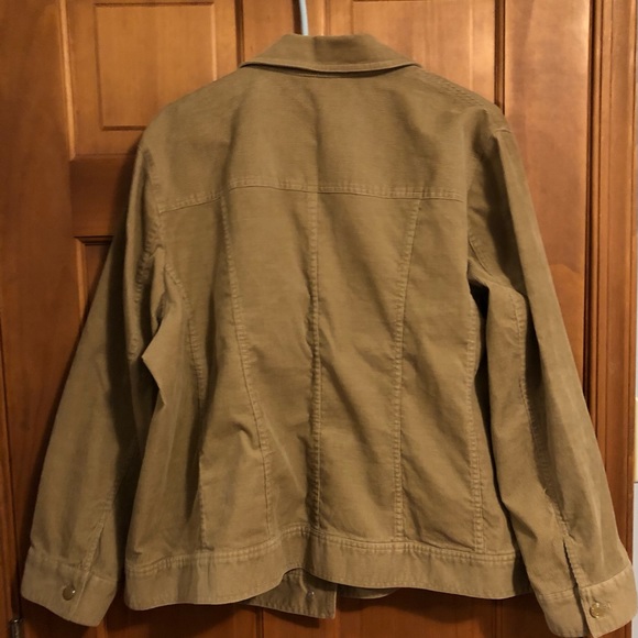 Talbots Jackets & Coats | Talbots Button Down Corduroy Jacket 2-Front Pockets - Picture 3 of 7